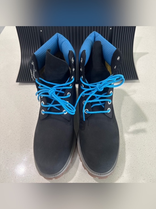 Timberland Men’s 6 Inch Premium Waterproof Boots Black Blue Size 10 main image 6